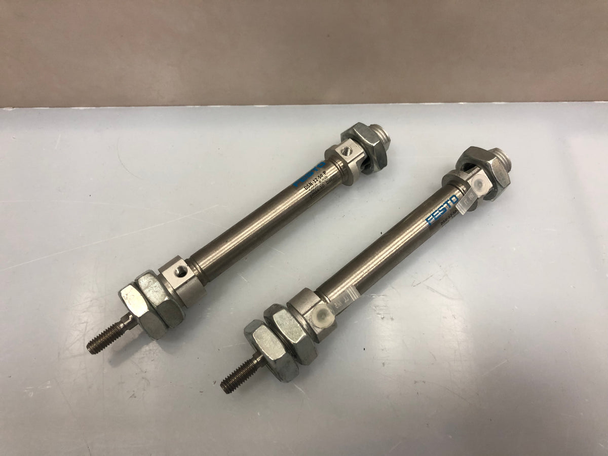 1x FESTO DSN-12-50-P 5050 Pneumatic Cylinder 12mm Bore 50mm Stroke