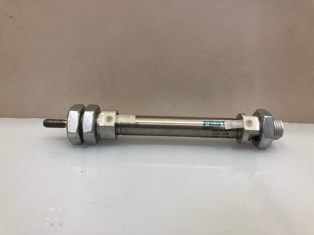 1x FESTO DSN-12-50-P 5050 Pneumatic Cylinder 12mm Bore 50mm Stroke