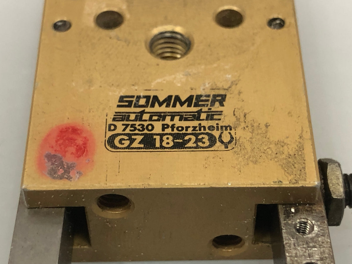 Sommer Automatic GZ 18-23 Pneumatic Gripper – 2-Jaw Parallel Gripper