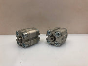 1x FESTO ADVU-20-5-P-A 156514 Compact Pneumatic Cylinder 20mm Bore 5mm Stroke
