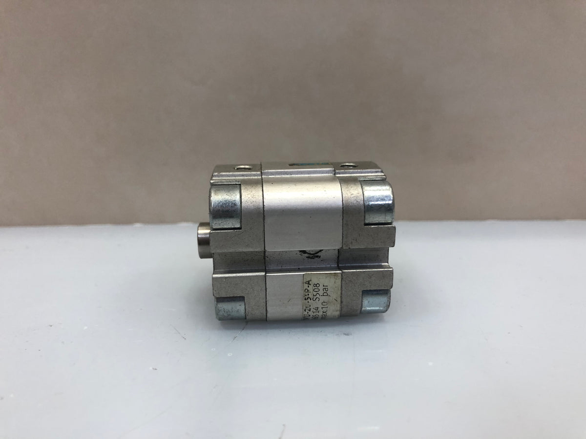 1x FESTO ADVU-20-5-P-A 156514 Compact Pneumatic Cylinder 20mm Bore 5mm Stroke