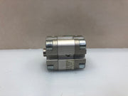 1x FESTO ADVU-20-5-P-A 156514 Compact Pneumatic Cylinder 20mm Bore 5mm Stroke