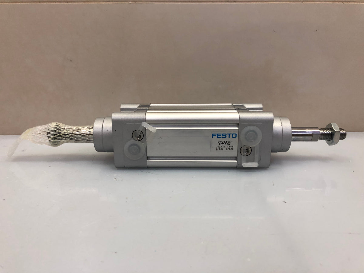 1x NEW FESTO DNC-32-25-PPV-A-S2 163302 Pneumatic Cylinder 32mm Bore 25mm Stroke