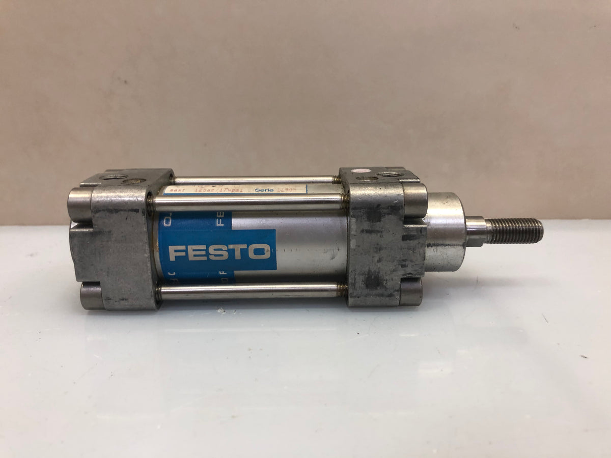 1x FESTO DNN-32-25-PPV-A 10209 Compact Pneumatic Cylinder – 32mm Bore 25mm Stroke