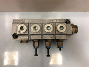 FESTO 6411 Del FR-8-1/2 Pneumatic Distributor Block – G 1/2" Port Manifold
