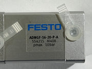 1x Festo ADNGF-16-20-P-A 554215 – Compact Pneumatic Cylinder (New)