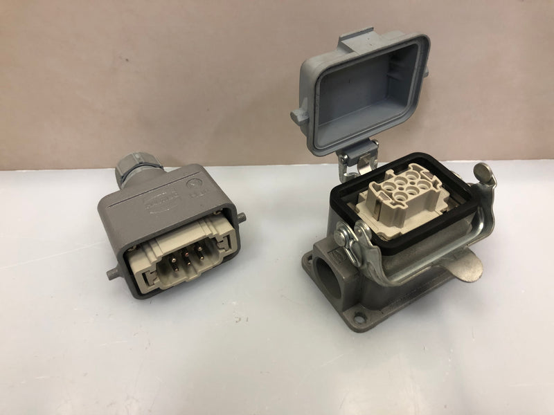 Harting Heavy Duty Connector Set – 16A 500V – Male & Female Inserts