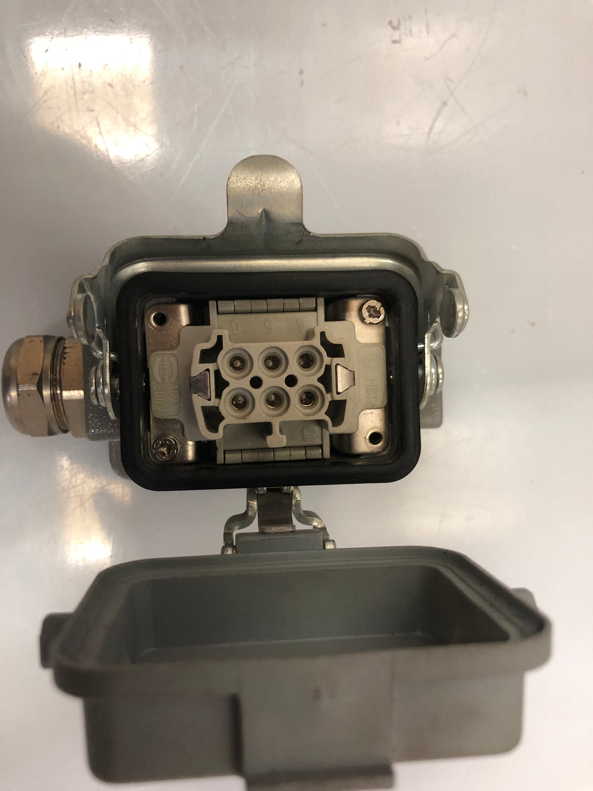 Harting Heavy Duty Connector Set – 16A 500V – Male & Female Inserts