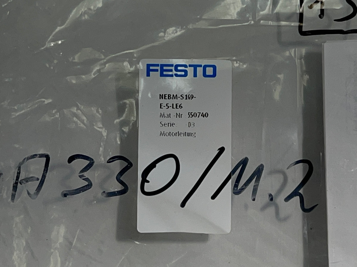 Festo NEBM-S169-E-5-LE6 Connecting Cable 550740