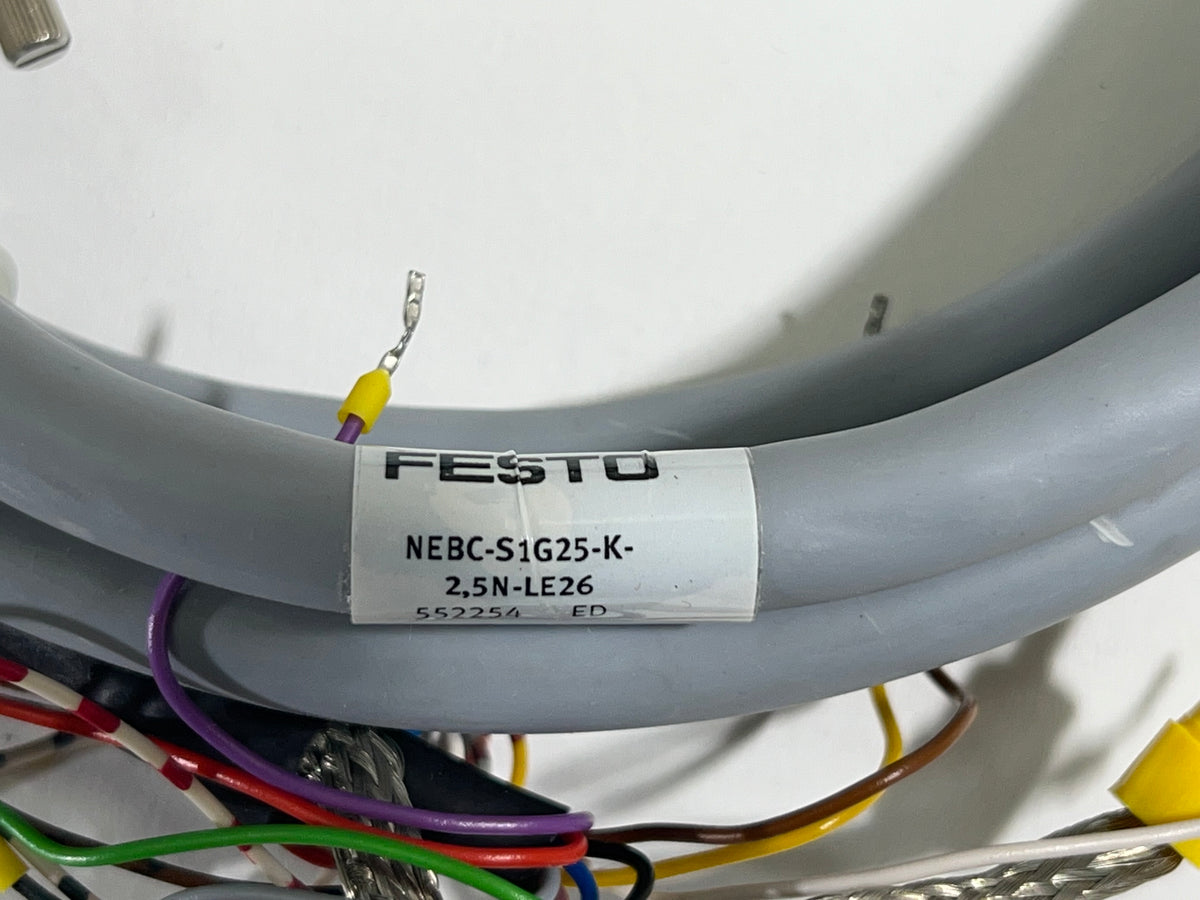 Festo NEBC-S1G25-K-2.5-N-LE26 Control Line Cable 552254