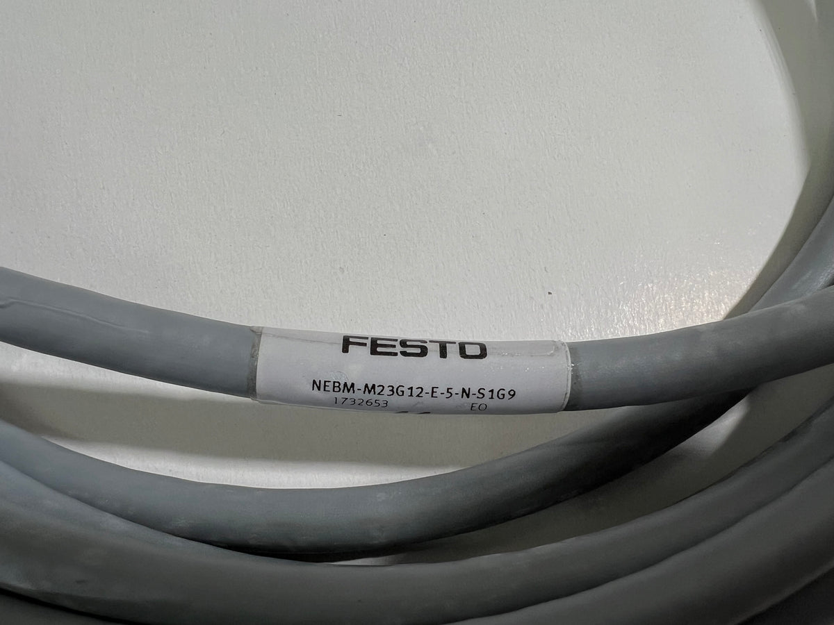 Festo NEBM-M23G12-E-5-N-S1G9 Resolver Cable 1732653
