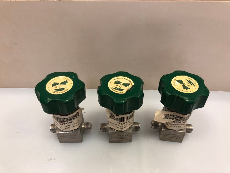 1x NUPRO SS-DSS6MM Stainless Steel Needle Valve