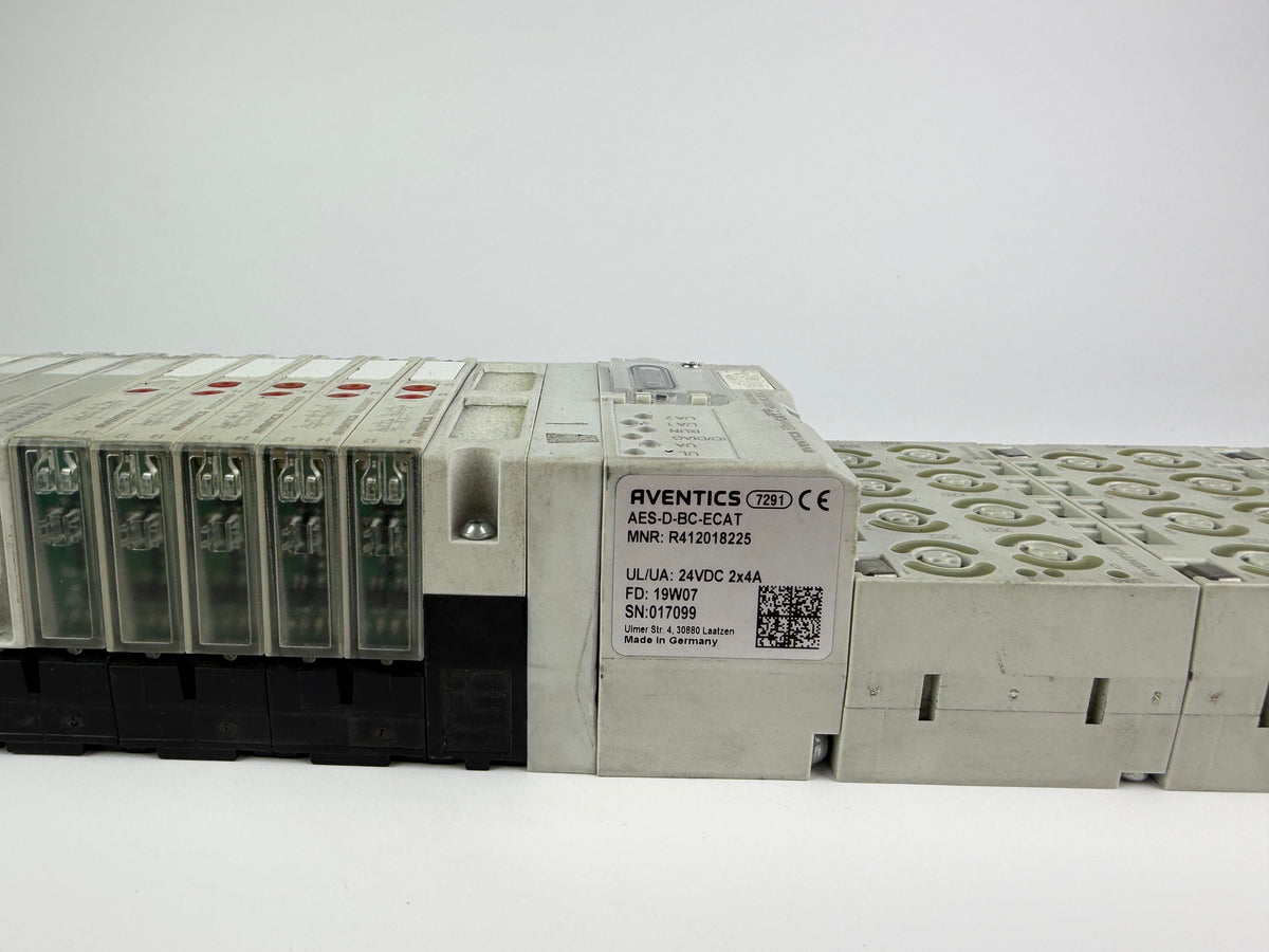 Aventics R412018225 EtherCAT Module – AES-D-BC-ECAT Valve Island Interface