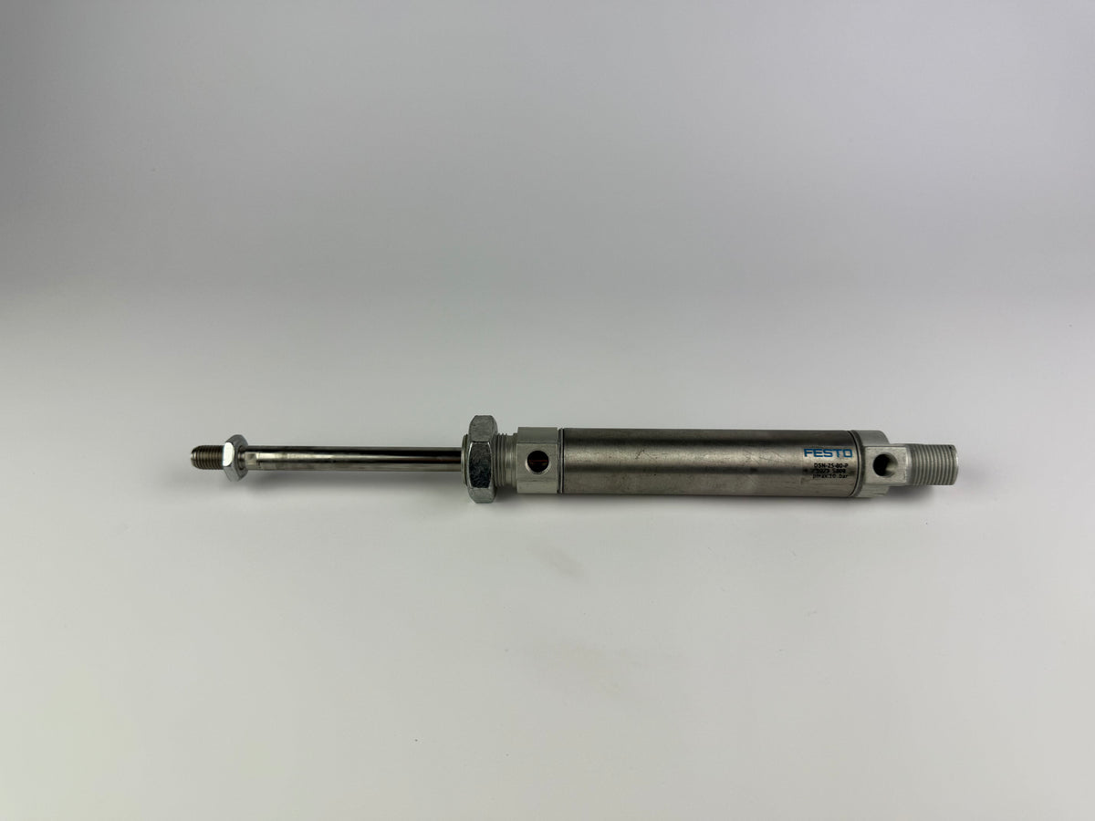 Festo DSN-25-80-P Pneumatic Cylinder – 25mm Bore 80mm Stroke – Max 10 Bar