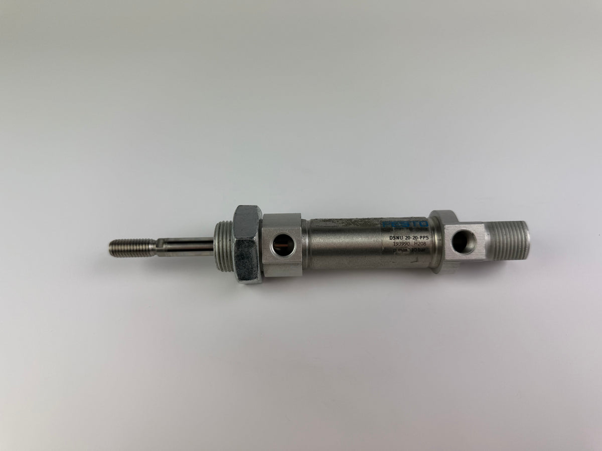 Festo DSNU-20-20-PPS Pneumatic Cylinder 20mm Bore 20mm Stroke Max 10 Bar