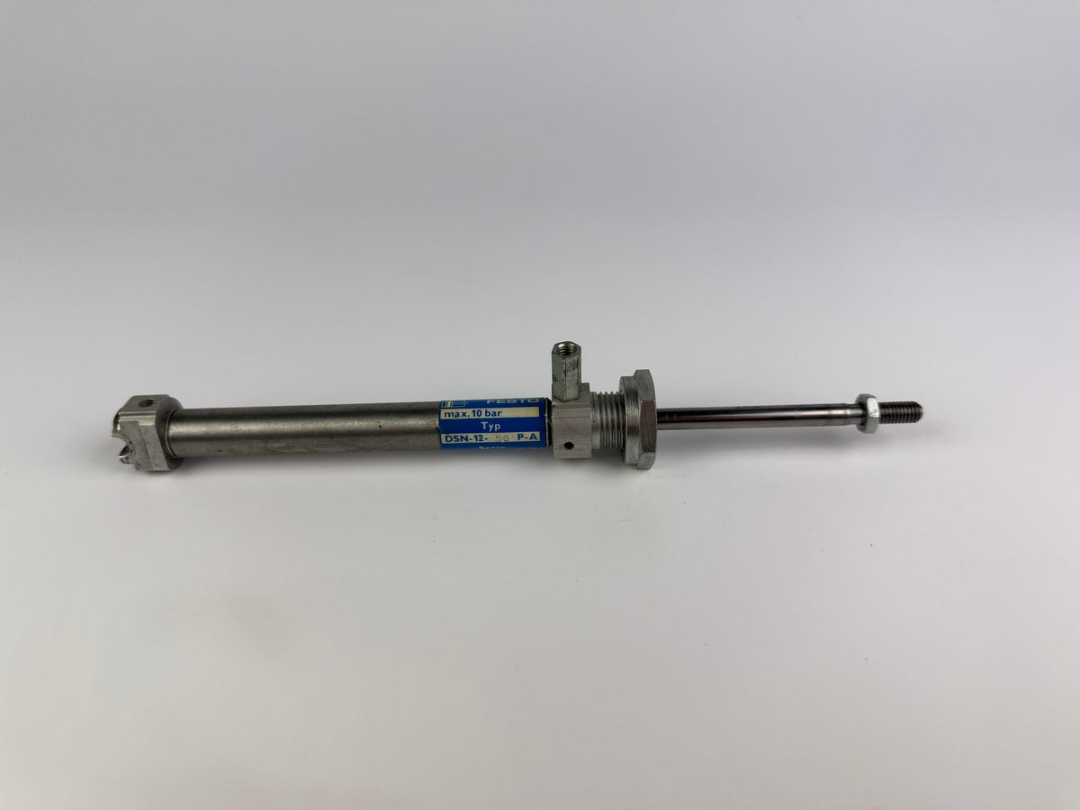 Festo DSN-12-50-P-A Pneumatic Cylinder 12mm Bore 50mm Stroke Max 10 Bar