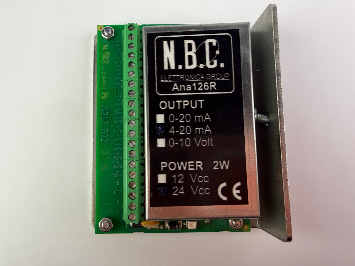 NBC Elettronica ANA126R Analog Weight Transmitter – DIN Rail Mount