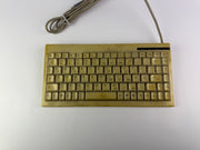 KeySonic ACK-595 Mini Keyboard – Beige (Yellowed) – 185cm Cable – German Layout