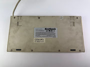 KeySonic ACK-595 Mini Keyboard – Beige (Yellowed) – 185cm Cable – German Layout