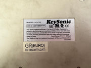 KeySonic ACK-595 Mini Keyboard – Beige (Yellowed) – 185cm Cable – German Layout