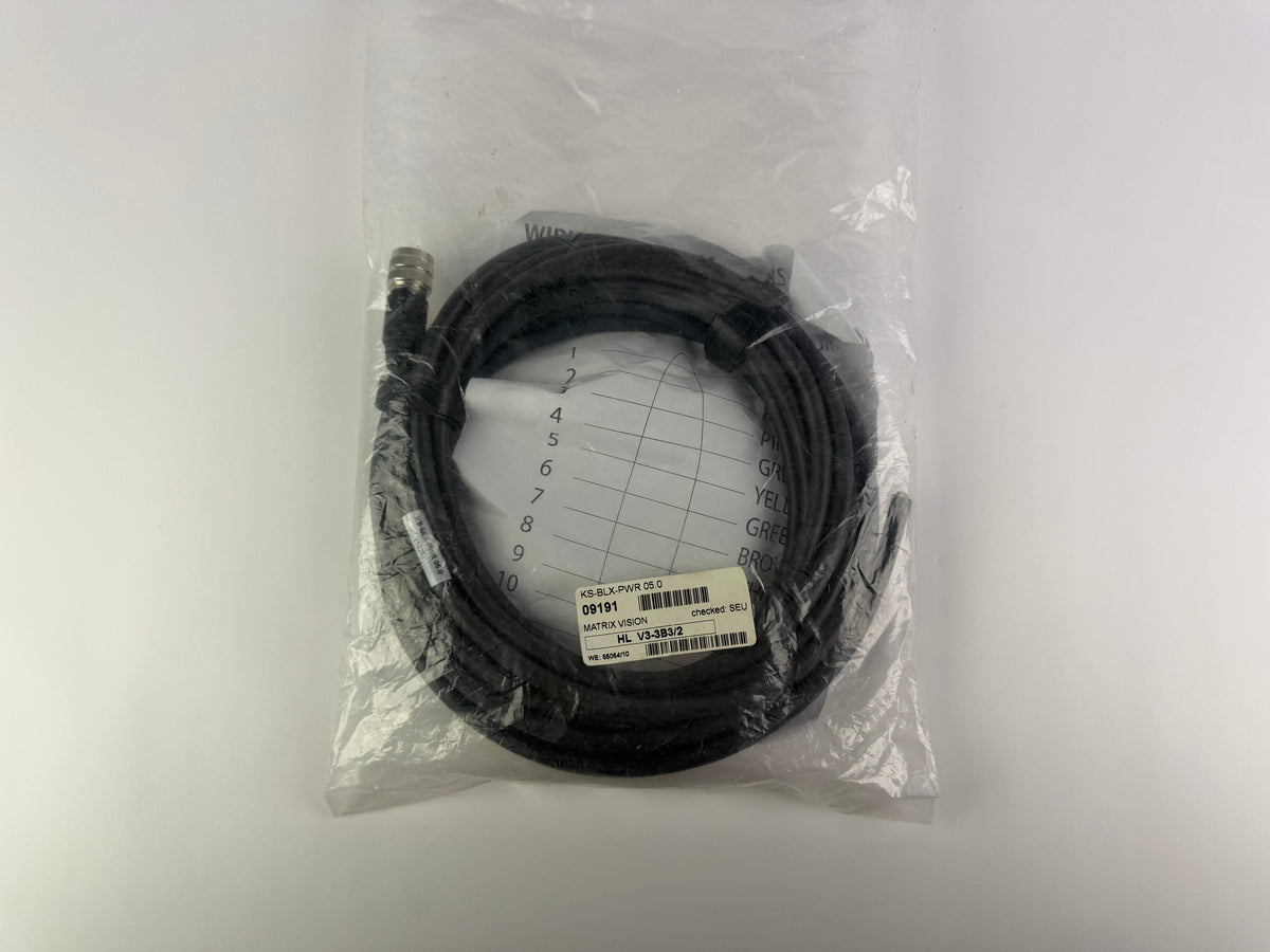 Matrix Vision KS-BLX-PWR 05.0 Power Cable – Brand New – HL V3-3B3/2
