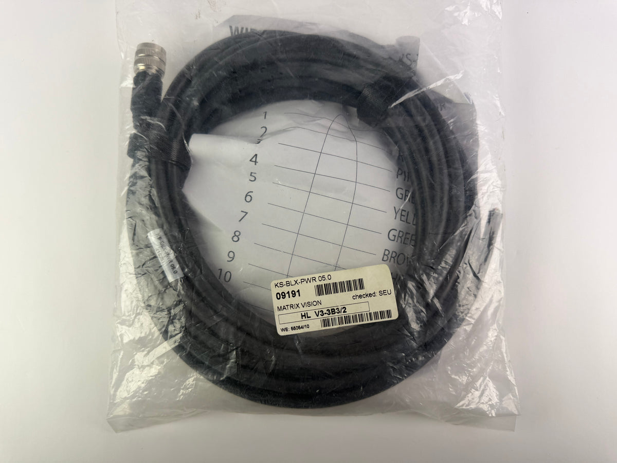 Matrix Vision KS-BLX-PWR 05.0 Power Cable – Brand New – HL V3-3B3/2