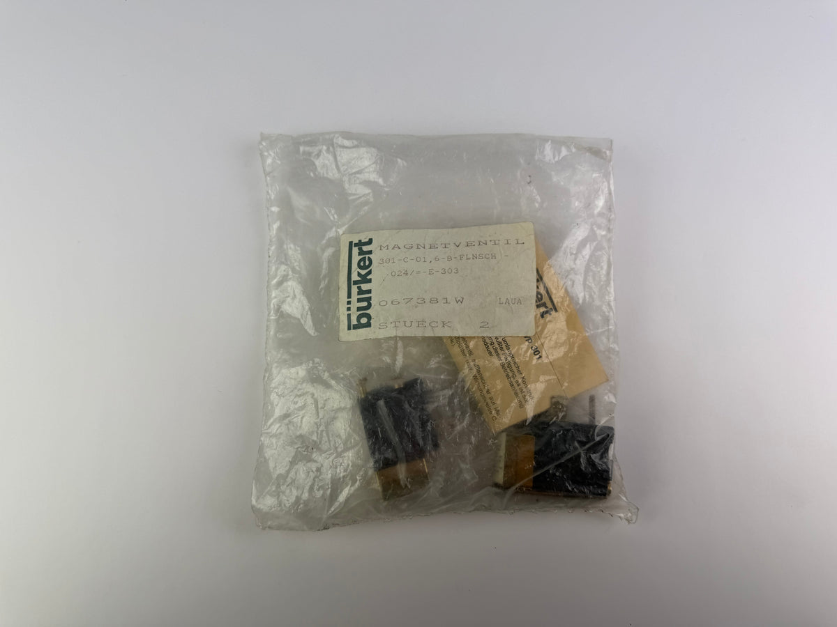 2pcs Burkert 301-C-01,6-B Solenoid Valve