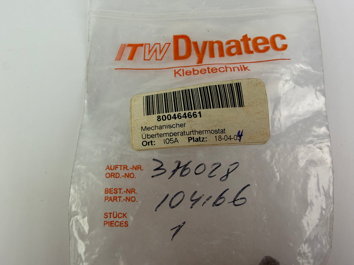 ITW Dynatec 104166 Temperature Thermostat