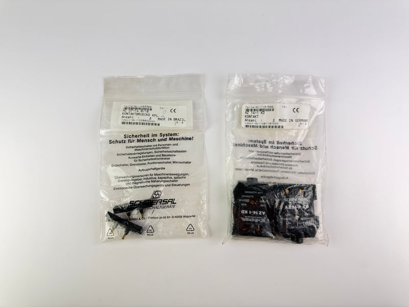 2x Schmersal AZ14-1KD Safety Switch with Key