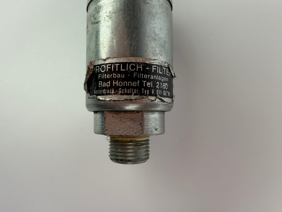 Profitlich Filter Filterbau Unterdruckschalter Typ V 011 DGBM – Vacuum Switch