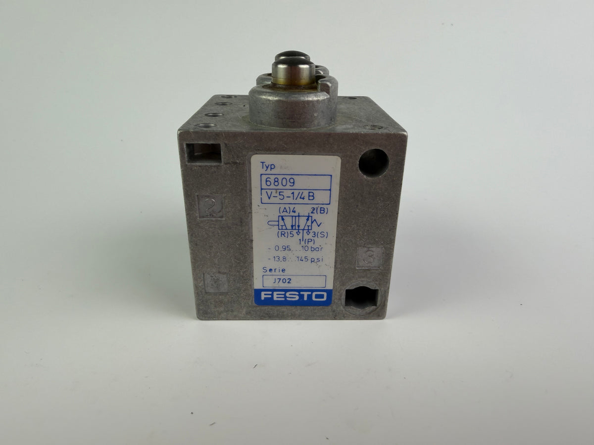 Festo 6809 V-5-1/4-B Stem Actuated Valve