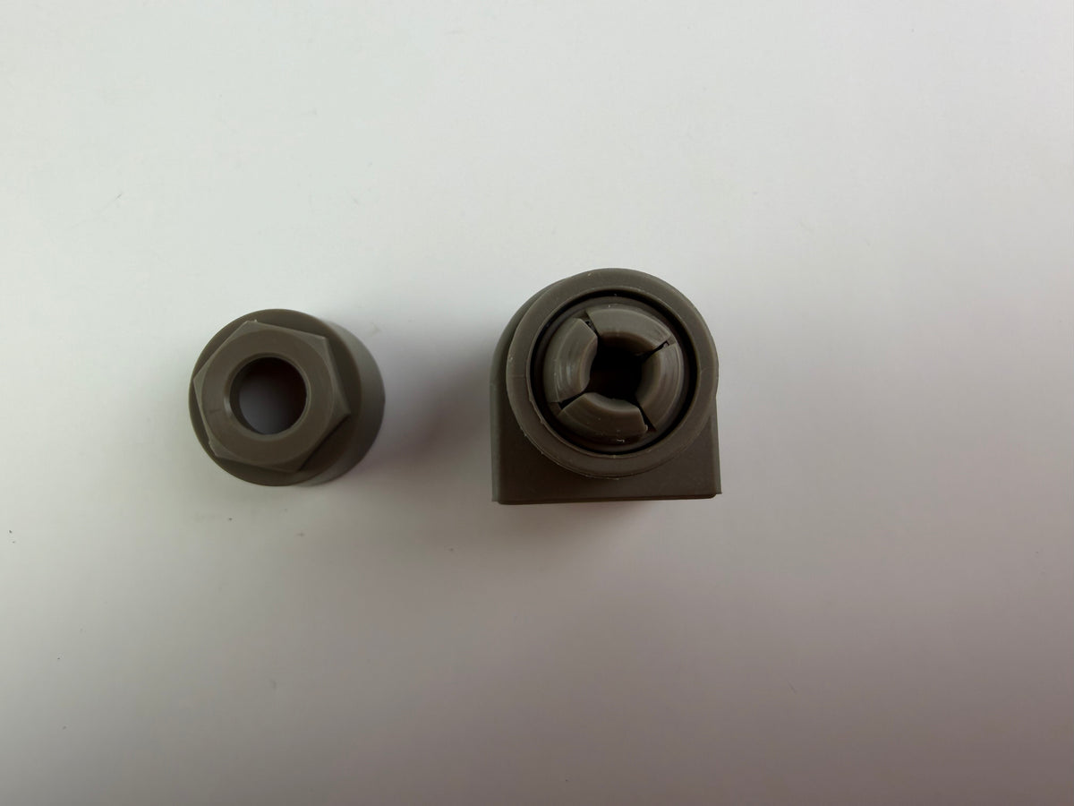 7x Industrial Rectangular Connector Housing with Cable Gland