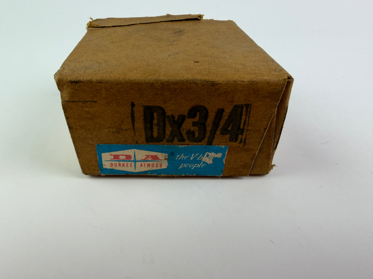 New Old Stock DA Durkee Atwood Sheave Pulley – Bore Ø 3/4" Dx3/4