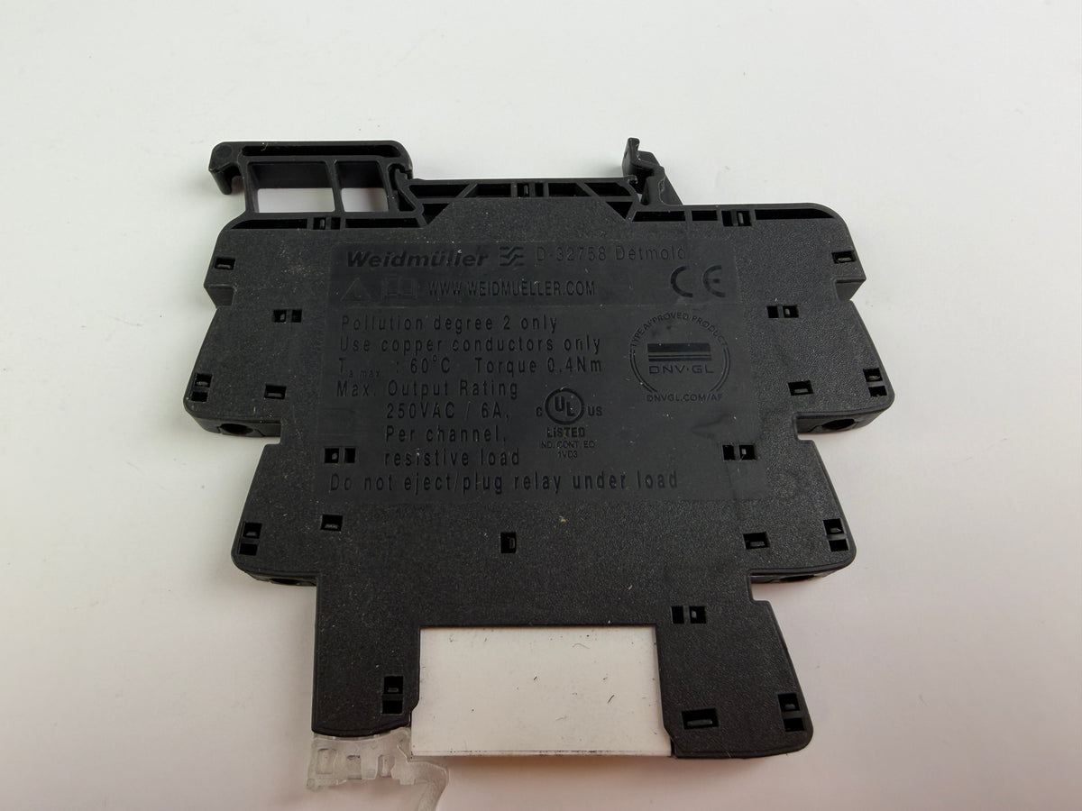 1x Weidmüller 1122770000 TRS 24VDC 1CO Relays