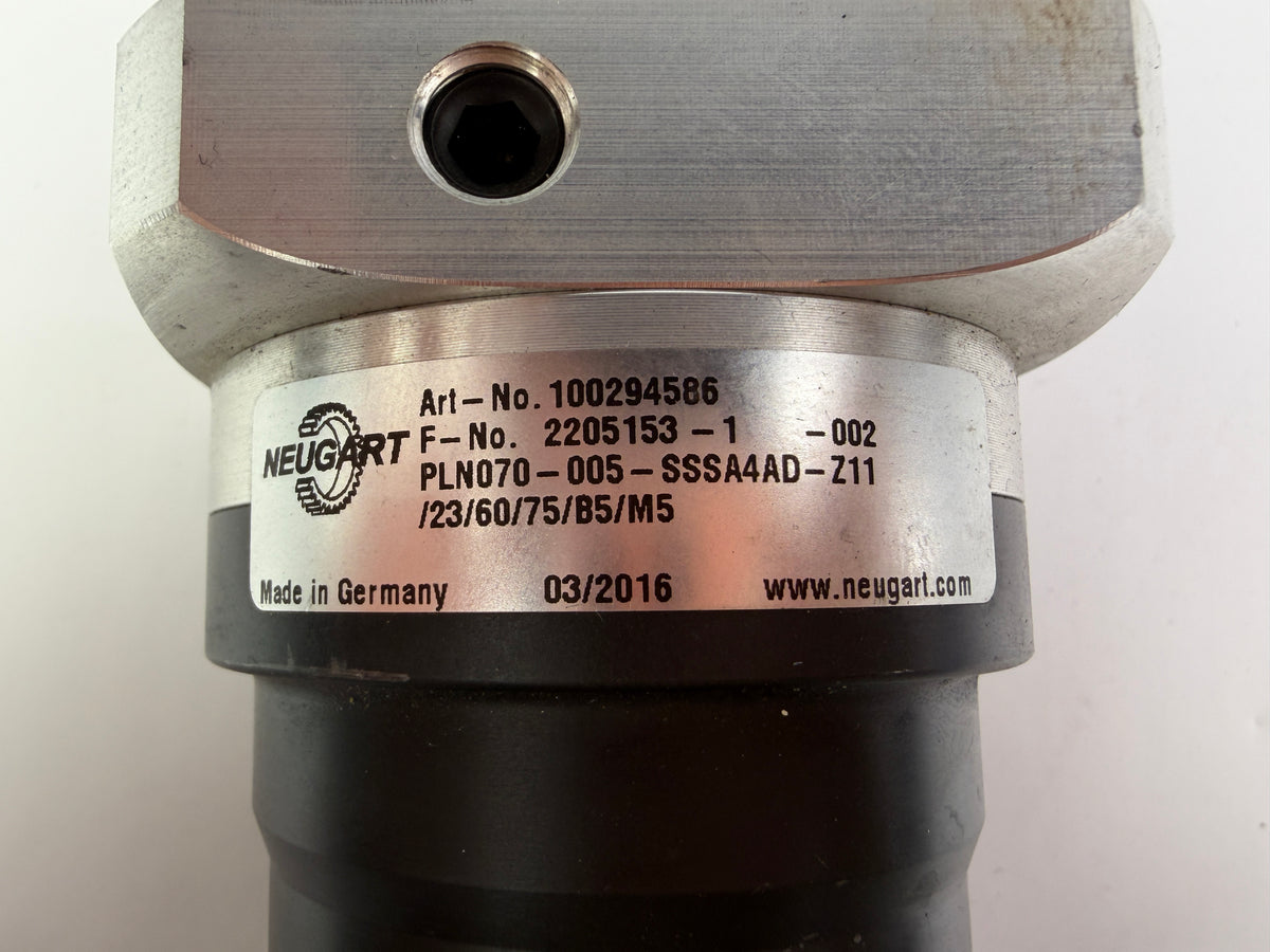 1x Neugart 100294586 Planetary Gearbox – PLN070-005 – Made in Germany