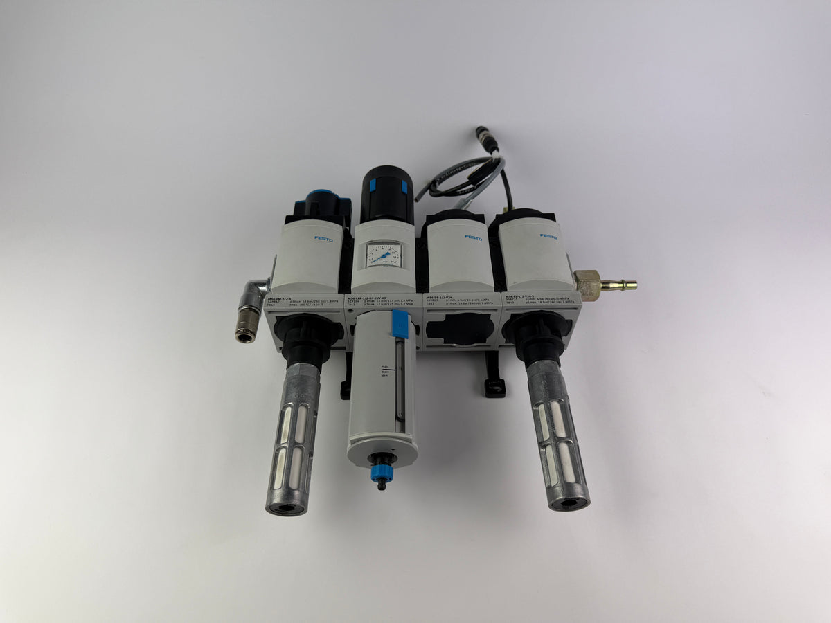 Festo MS6 Pneumatic Valve & Air Preparation Assembly MS6-EM-1/2-S 529842 +...