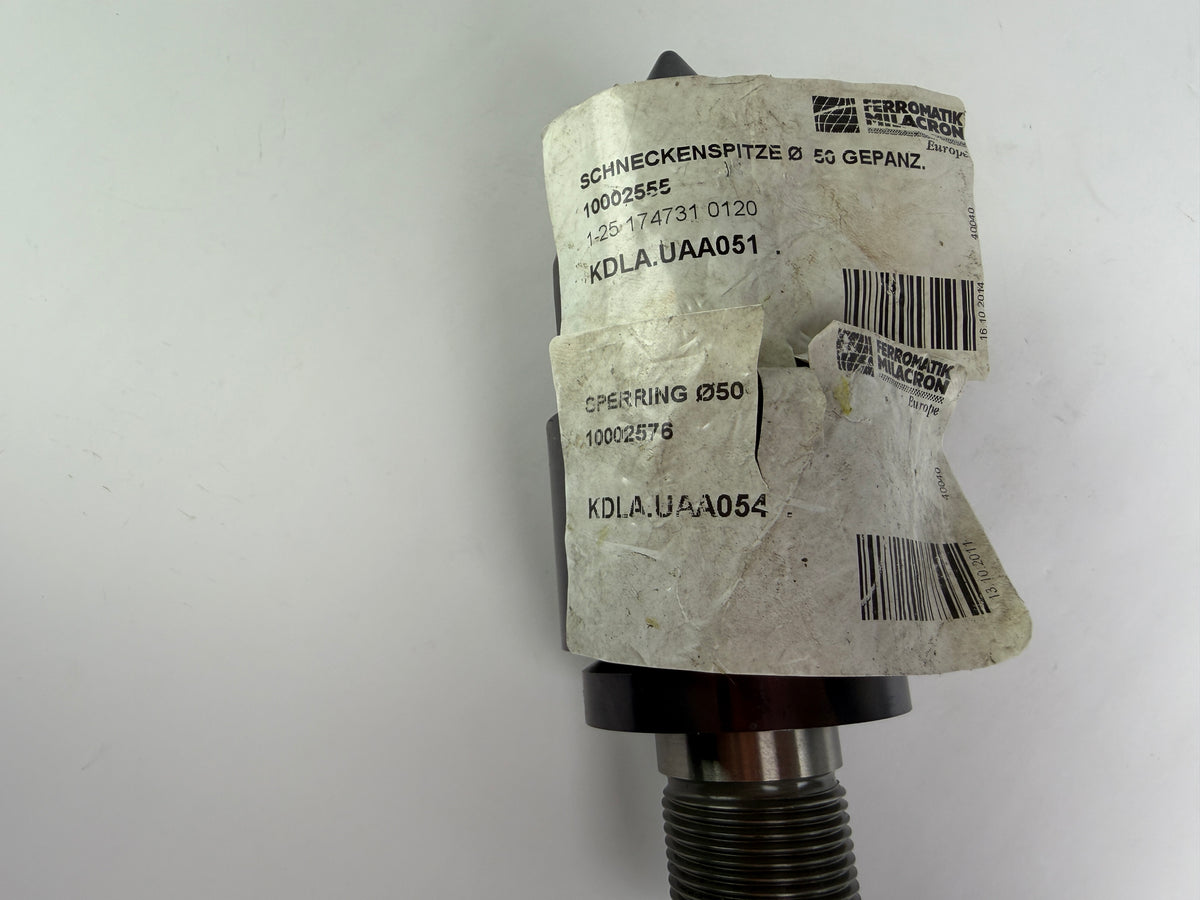 Feedscrew Schneckenspitze Nozzle fi50 mm + 2x Ring fi50 mm – Set