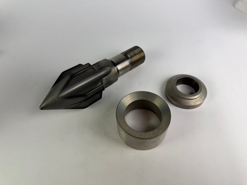 Feedscrew Schneckenspitze Nozzle fi70 mm + 2 Rings – NEW