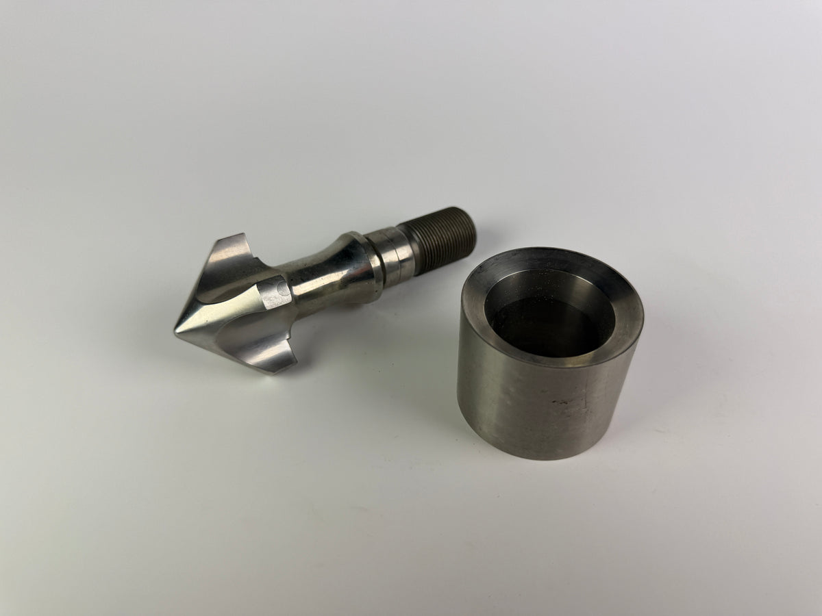 Feedscrew Schneckenspitze Nozzle Ø24mm + Ring Ø55mm injection molding machine