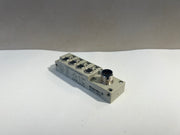 1x Weidmüller 1828740000 4-Port Slim Line M8 Distribution Terminal Block