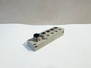 1x Weidmüller 1828740000 4-Port Slim Line M8 Distribution Terminal Block