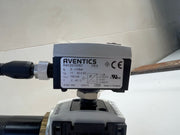 Rexroth Aventics R412010648 Pressure Regulator with R412010767 Pressure Sensor + LCD & 0.5m Cable