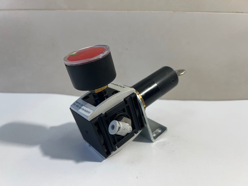 Aventics R412010648 Pressure Regulator AS1-RGS-G014-GAN with 0–10 Bar Gauge