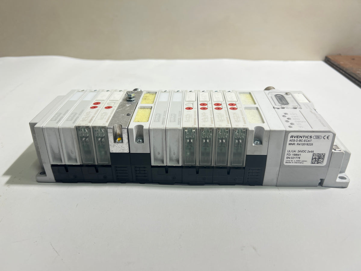 Aventics R412018225 EtherCAT AES-D-BC-ECAT Air Valve Island Module
