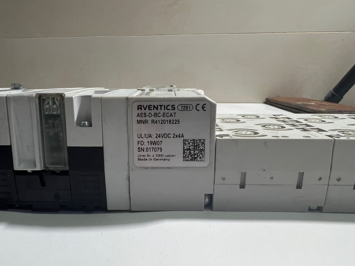 Aventics R412018225 EtherCAT AES-D-BC-ECAT Air Valve Island Module