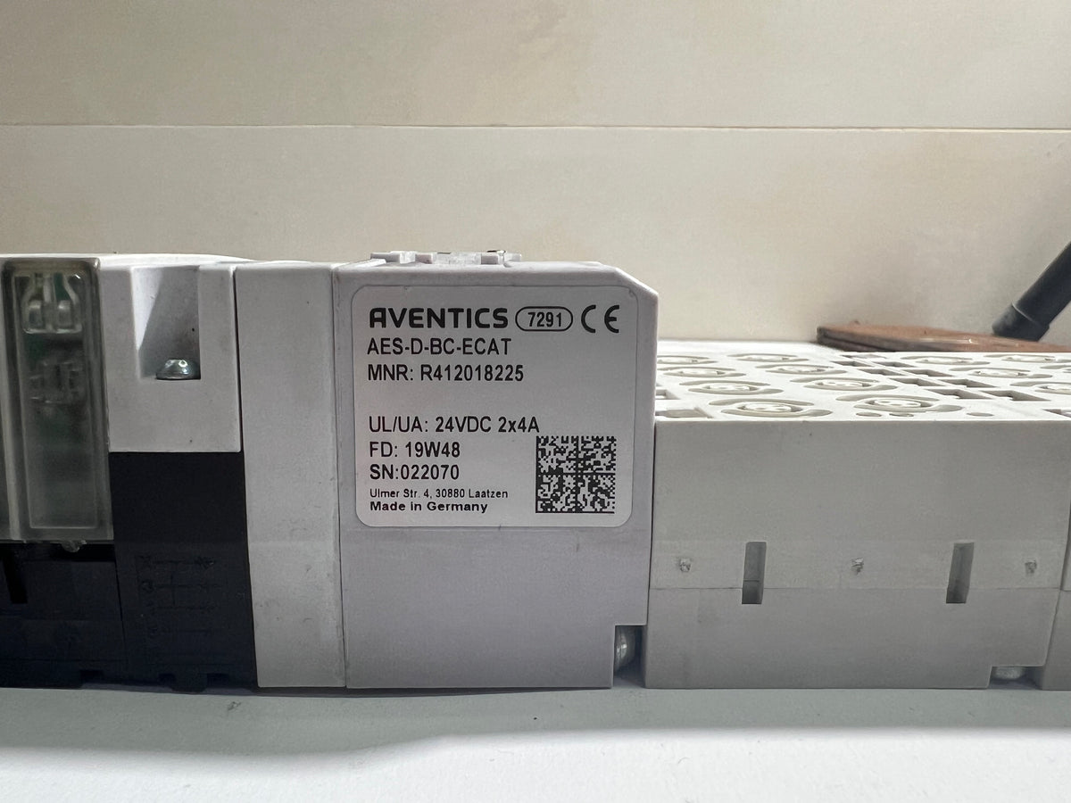 AVENTICS EtherCAT R412018225 AES-D-BC-ECAT Air Valve Island Module