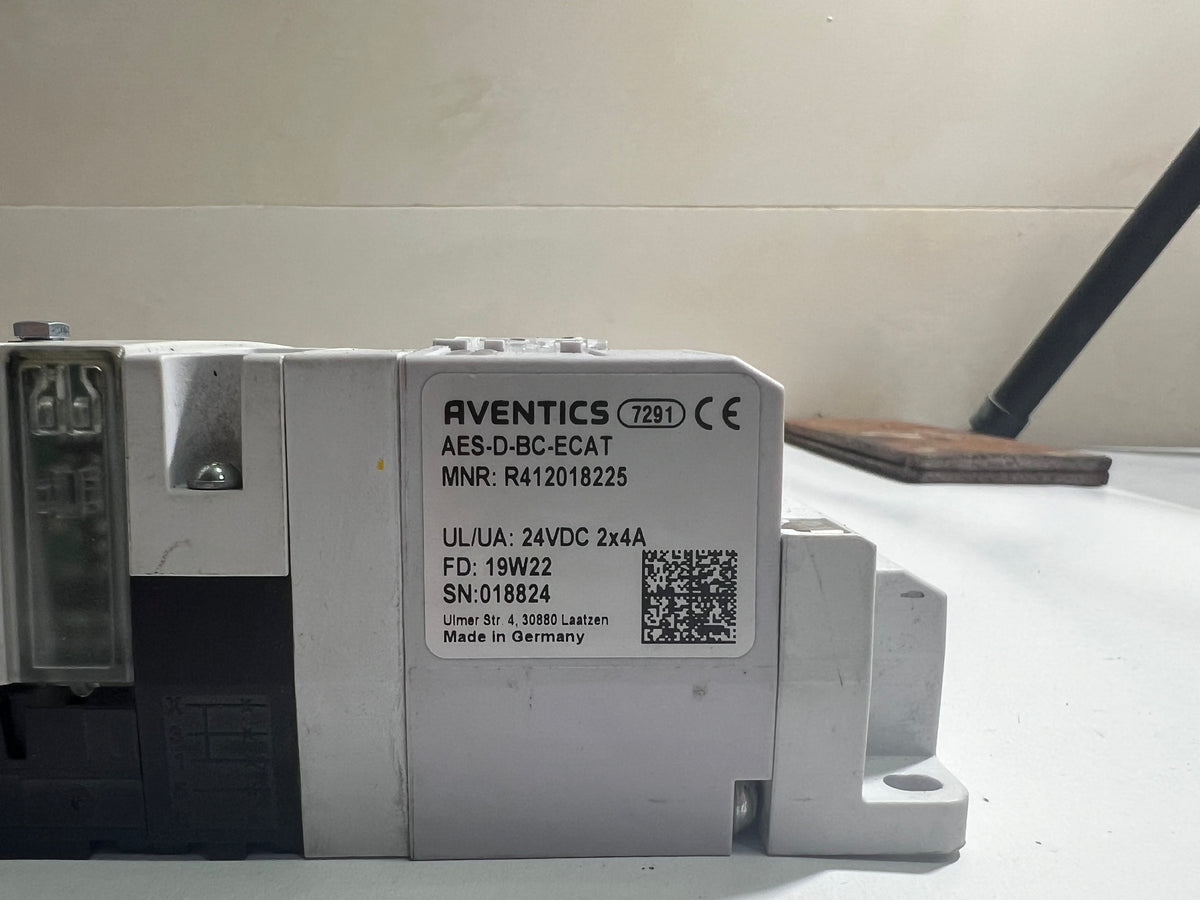 AVENTICS EtherCAT R412018225 AES-D-BC-ECAT Air Valve Island Module