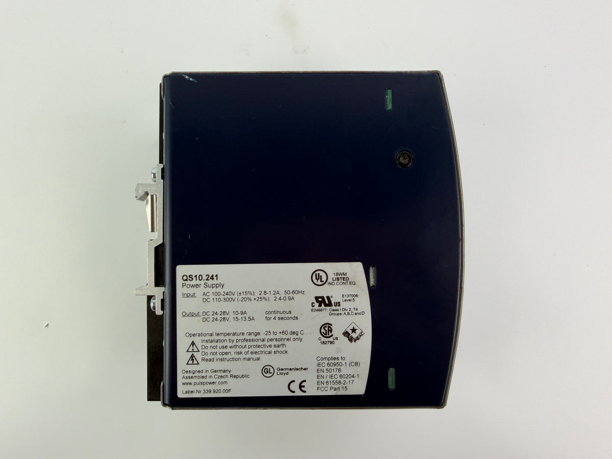 1x PULS QS10.241 Power Supply 24–28V DC