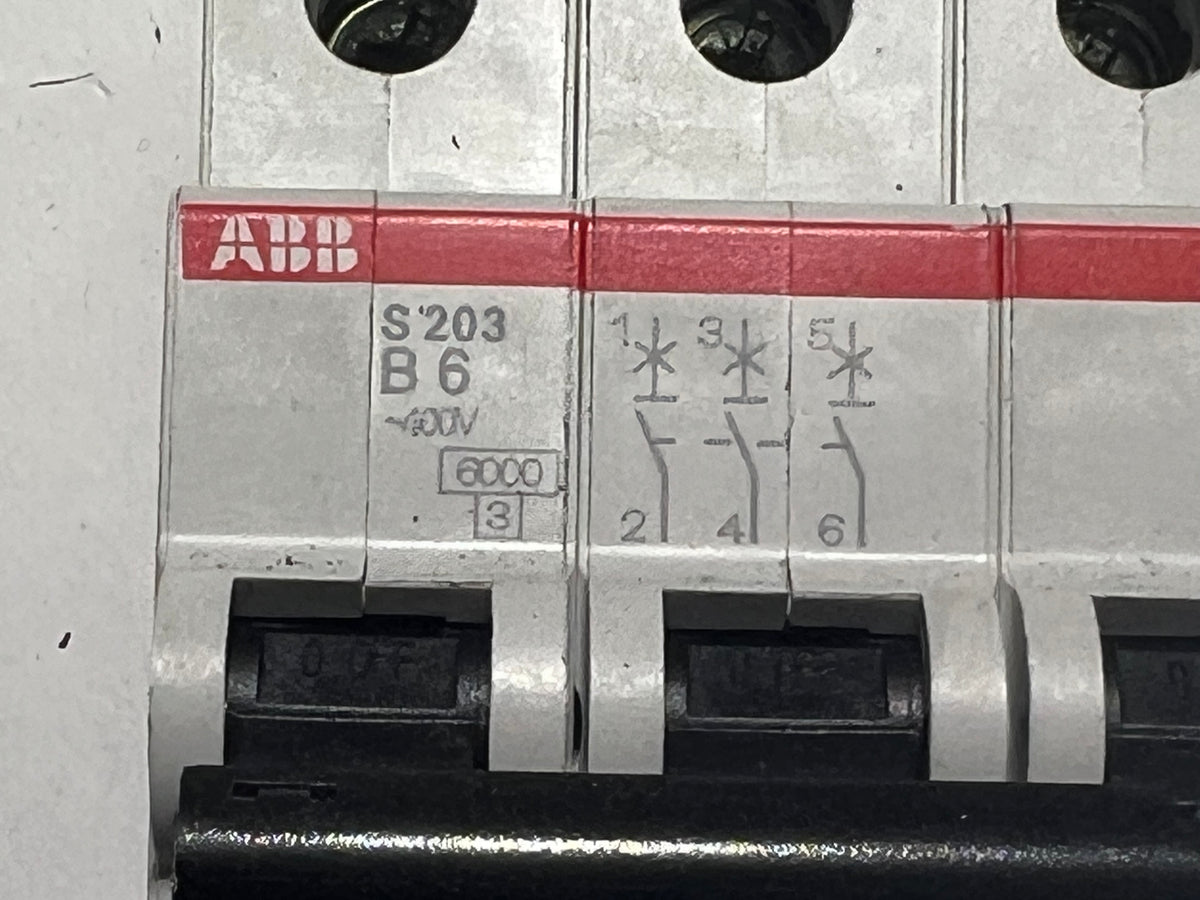 ABB 2CDS253001R0065 S203-B6 Circuit Breaker