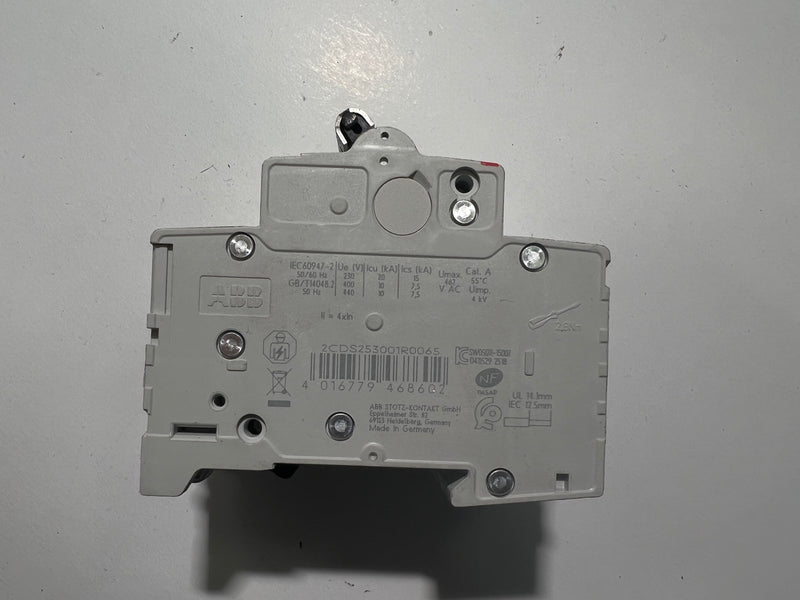 ABB 2CDS253001R0065 S203-B6 Circuit Breaker